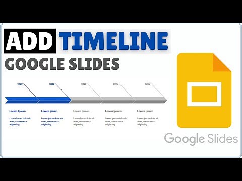 How to Make a Timeline on Google Slides