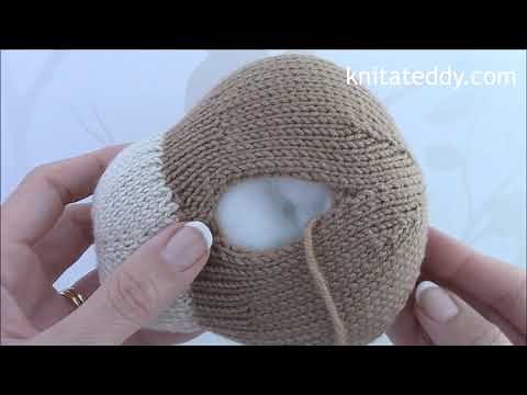 Tutorial 12 Stuffing, moulding and shaping Knit a Teddy Dog, Body and Head