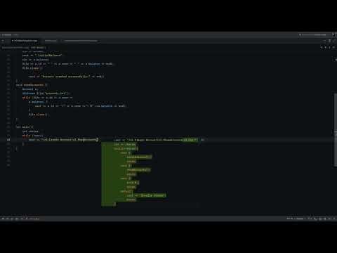 I Built a Simple Banking System Using C++ (No Database)