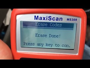 Let's see if the Autel MaxiScan MS309 OBDII Code Reader / Scanner can turn my Check Engine Light off