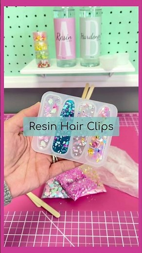 Resin Hair Clips Tutorial