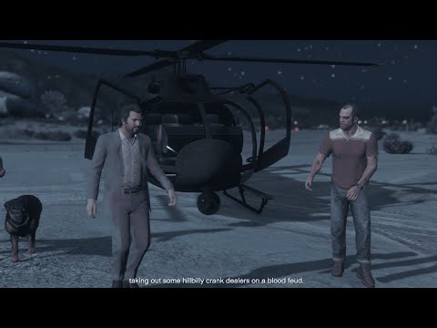GTA V | Predator Mission | Michael, Trevor & Franklin Hunt the Killers in the Woods