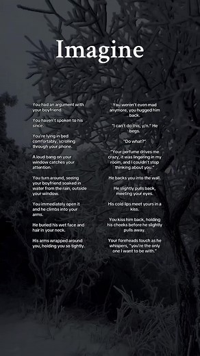 Imagine Scenarios: Emotional Reunion with Your Boyfriend