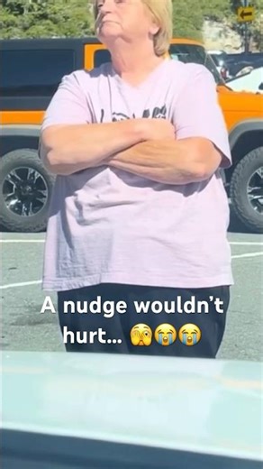 This is so dangerous and dumb but here we go again with Karen standing in a parking spot! Thoughts?