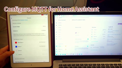 eMotion Pro Presence Sensor, 24GHz mmWave Radar WiFi Smart Motion Sensor, IR Blaster, MQTT Home Assistant, Compatible with Alexa and Google Home, No Hub Required