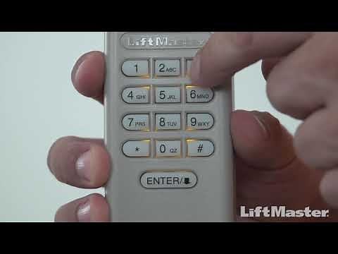 How to Program LiftMaster's 877LM Wireless Keypad to a Garage Door Opener
