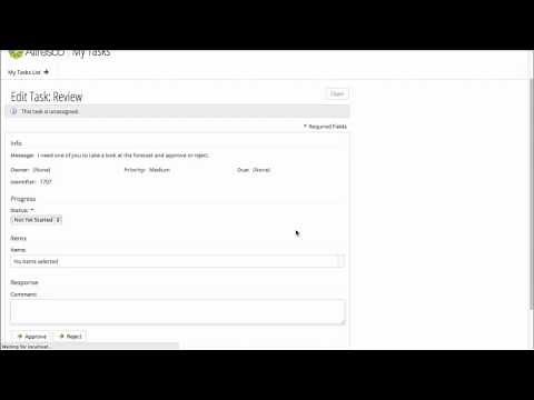 Alfresco Community Edition 4.2 How-To: Start a Workflow