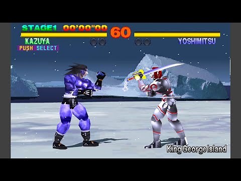 Tekken 1 [PS1] - play as Devil Kazuya