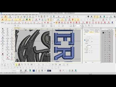 Off centering your design file with Wilcom