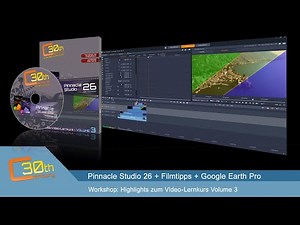 Highlights zum Video Lernkurs Volume 3 für Pinnacle Studio 26 (alle Versionen)