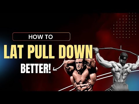 How to Lat Pull Down - Dorian Yates Explains