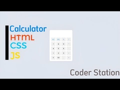 Create a Stylish Calculator Using HTML, CSS, and JavaScript | Beginner-Friendly Tutorial