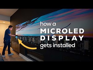 How a MicroLED Gets Installed: An Overview of This Ultra-Wide 32:9 Video Wall!