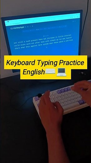 Keyboard Typing Practice in English | Improve Typing Speed & Accuracy Fast! 💻