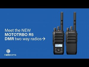 Motorola Solutions R5 DMR two way radio overview