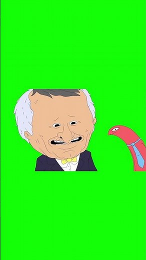 Smiling Friends "Alan, We are so F**KED!" meme - Green Screen