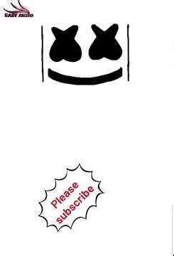 Marshmallow Easy Drawing For Kids #marshmallow #trending #easyart #painting #shorts #drawing