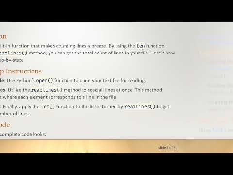 How to Count the Total Number of Lines in a File Using Python