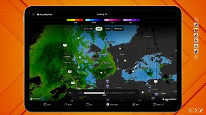 Getting your forecast with the AccuWeather app's interactive map