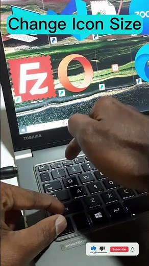 How to Change Icon Size on Windows PC Using Keyboard Shortcut (Ctrl+Shift+1,2,3,4) #iconsize