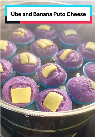 Delicious Ube and Banana Puto Cheese Recipe