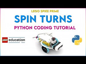 Lego Spike Prime - Spin Turns Using Python Code Tutorial