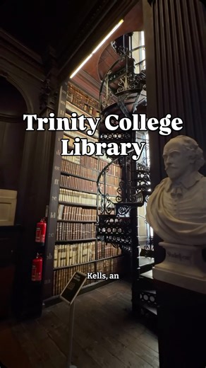 Joe Himali on Instagram: "This is the Old Library at Trinity College in Dublin, Ireland and it’s just breathtaking! Not to mention it’s home to some of the oldest books in the library’s collection and some very important Irish artifacts. —— #BestAddress #HistorySharedisHistorySaved #TrinityCollegeDublin #Library #historicplaces"