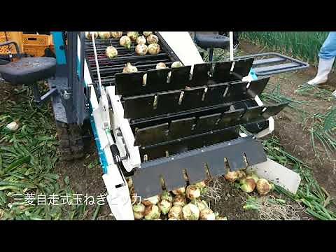 自走式玉ねぎピッカーMOP-1000【玉ねぎ管理作業】