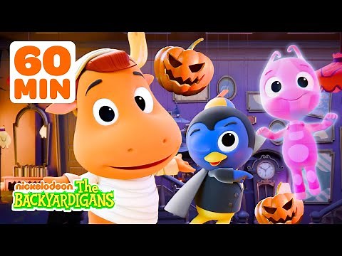 Ghost Uniqua & Vampire Tyrone Sing Halloween Songs! w/ Mummy Tyrone | 1 Hour | The Backyardigans