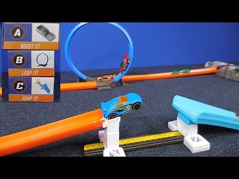 Hot Wheels Track Builder ABC's Boost It! Loop It! Jump It! Part A, B & C