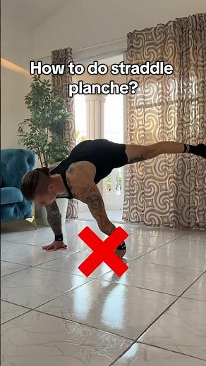 Learn how to do straddle planche today!
