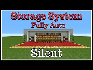 Minecraft Tutorial :Fully Automatic Storage System "Silent"