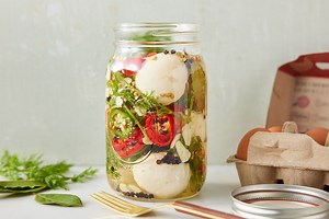 These Old-Fashioned Pickled Eggs Will Remind You Of A Favorite Road Trip Snack