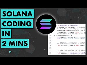 Code a Solana smart contract in 2 mins