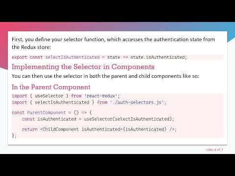 The Best Approach to Managing Authentication State in React: useSelector vs useContext