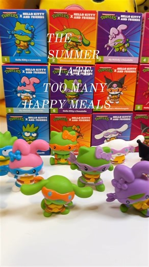 Jolie & Julius | Claw Machines, Arcades & Hobbies on Instagram: "REPOST & FOLLOW for more claw machine content 🐢 🐈 We’ve finally completed the whole set of 12 TMNT x Hello Kitty & Friends from McDonalds! 🍟 🍔 🥤 Make sure to call each location before you go and if they have 2 you can trade there in case you get dupes but here’s our list : 1. Bellflower Blvd 2. Hawaiian Gardens 3. Bellflower Blvd / Costa Mesa 4. Costa Mesa 5. Signal Hill 6. Costa Mesa 7. Seal Beach 8. Traded 9. Seal Beach 10. 