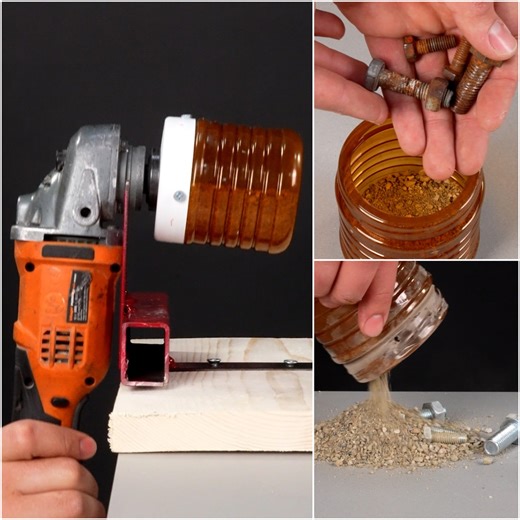 128K views · 208 reactions | How to clean rusty metal with a grinder and a can | MetDaan DIY | Facebook