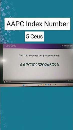 AAPC Index Numbers for Free CEUs | Medical Coders Must Watch