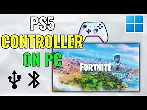 How to Connect PS5 Controller to PC for Fortnite | Epic Games Setup Guide (2025)