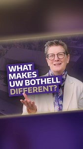 1.5K views · 57 reactions | Chancellor Kristin G. Esterberg often gets the question, “What makes UW Bothell different?” In this short video, she shares three characteristics that help set the campus apart from other universities. | University of Washington Bothell | Facebook