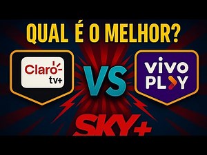 Qual o melhor aplicativo Sky+ Claro+ ou Vivo-play