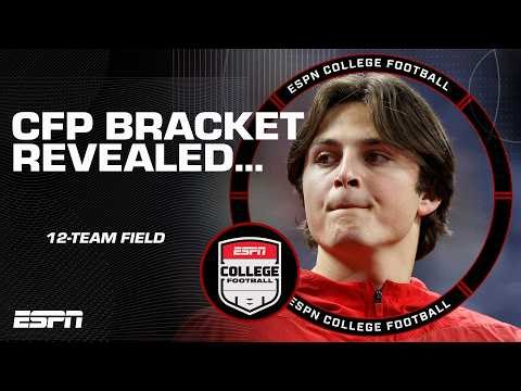 THE 12-TEAM CFP BRACKET IS SET ‼️ + REACTIONS & ANALYSIS 😱 | ESPN College Football