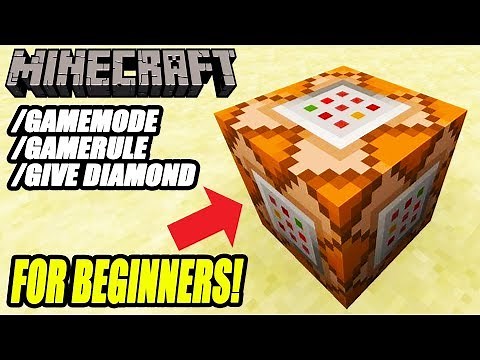 Minecraft How To Use The Command Block Commands Beginner's Tutorial