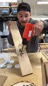5.2K views · 66 reactions | This is the EASIEST (and fun) way to Woodburn with stencils! 朗 It's called "Scorch Paint" Apply it, heat it up and watch your wood burn like magic!  It doesn't bleed. It can be used with brushes, sponges & markers You can also use Mica powder for a holographic effect ✨ Comment "Paint" and we'll send you the link to check one out. | Scorch Marker | Facebook