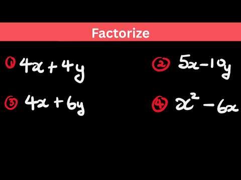 Understand Factorizing in 8 minutes (grade 9)