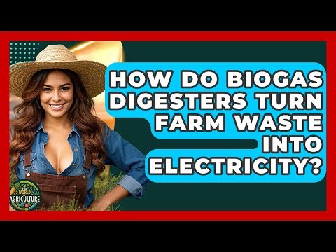 How Do Biogas Digesters Turn Farm Waste Into Electricity? - The World of Agriculture