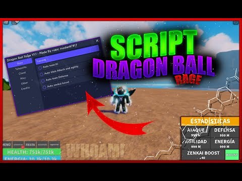 ROBLOX Dragon Ball Rage El mejor SCRIPT AUTO FARM 2022 | WHOAMI