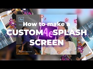 How to make a Custom Splash Screen for After Effects | LemonSquid Tutorial #14