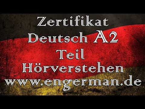 Zertifikat Deutsch A2 | Start Deutsch A2 | Modelltest 1