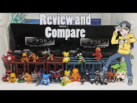 The Digimon NEW COLLECTION Figures Unboxing